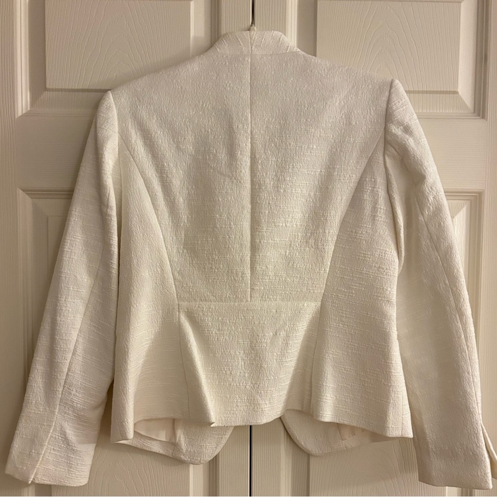 Ann Taylor LOFT Women's White Blazer Sz 4P - Picture 5 of 5